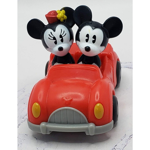 McDonalds Mickey & Minnie Mouse in Car Figure Runaway Railway - Picture 1 of 6